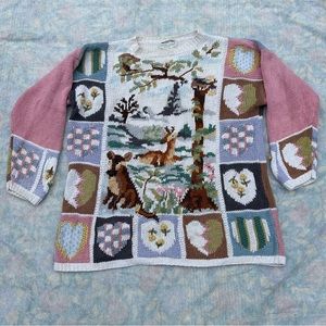 Vintage Animal Sweater